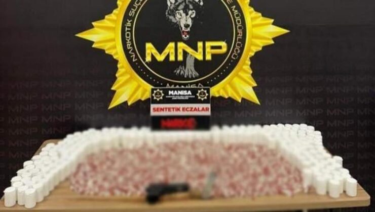 Manisa’da dev narkotik operasyonu: 10 binin üzerinde zehirli hap ele geçirildi