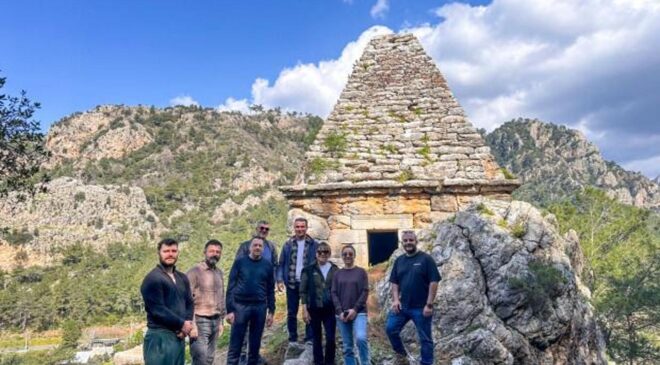 Marmaris’teki 2 bin yıllık piramit mezar koruma altına alınıyor