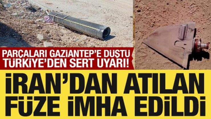 MSB: İran’dan ateşlenen füze imha edildi: Türkiye’den sert tepki