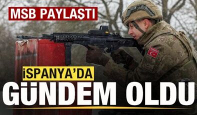 MSB’den sosyal medyayı sallayan paylaşım! İspanya’da gündem oldu