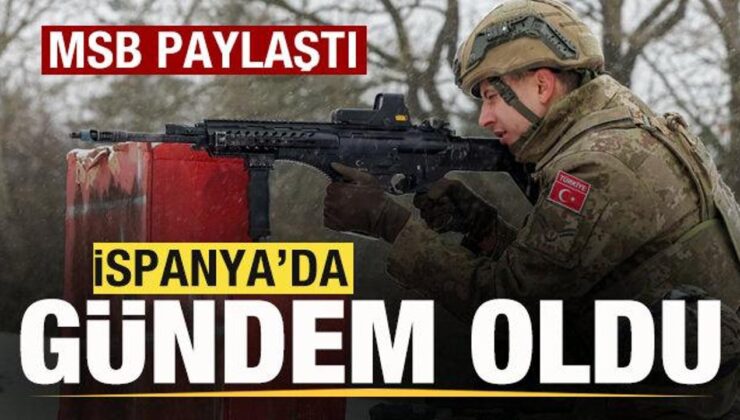MSB’den sosyal medyayı sallayan paylaşım! İspanya’da gündem oldu