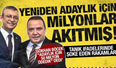 Muhittin Böcek davasında şoke eden ifade: Adaylık için Genel Merkez’e milyonlar akıtmış!