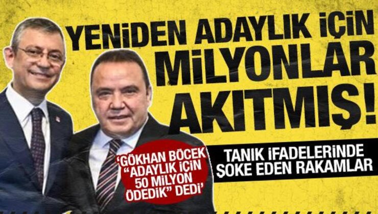 Muhittin Böcek davasında şoke eden ifade: Adaylık için Genel Merkez’e milyonlar akıtmış!