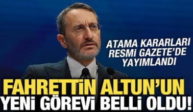 Resmi Gazete’de yayımlandı! Fahrettin Altun, Türkiye’nin Vatikan Büyükelçiliği’ne atandı