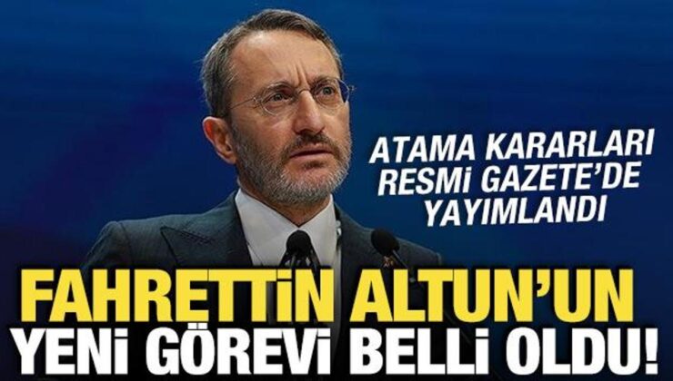 Resmi Gazete’de yayımlandı! Fahrettin Altun, Türkiye’nin Vatikan Büyükelçiliği’ne atandı
