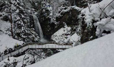 Rize’de kar yağışı etkisini sürdürüyor!