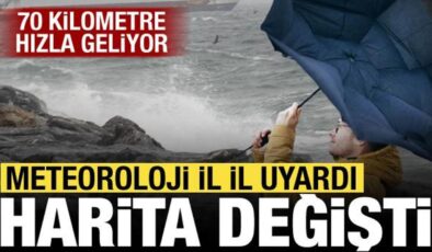 Saatte 70 km hızla geliyor! Meteoroloji’den birçok il için kritik uyarı