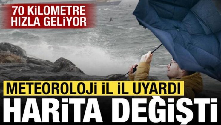 Saatte 70 km hızla geliyor! Meteoroloji’den birçok il için kritik uyarı
