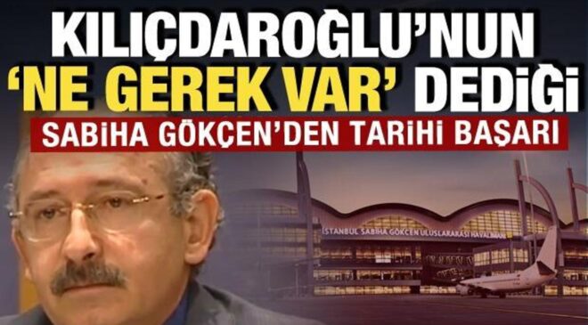 Sabiha Gökçen’den yeni başarı: Akıllara Kılıçdaroğlu’nun “Ne gerek var” sözlerini getirdi