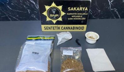 Sakarya’da zehir tacirlerine darbe: 1 tutuklama!