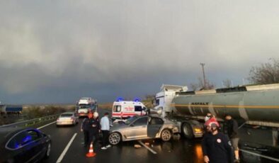 Şanlıurfa’da zincirleme trafik kazası: 1 ölü, 5 yaralı