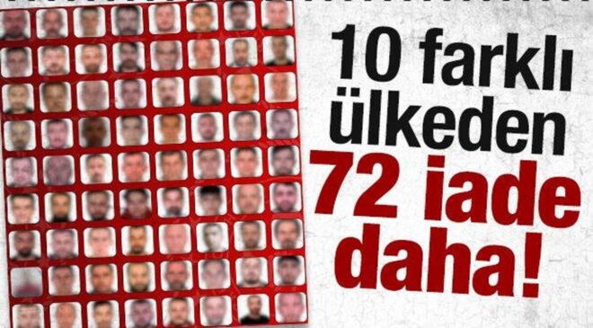 SON DAKİKA: 32 kırmızı bülten, 40 da ulusal seviyede aranan 72 suçlu Türkiye’ye getirildi