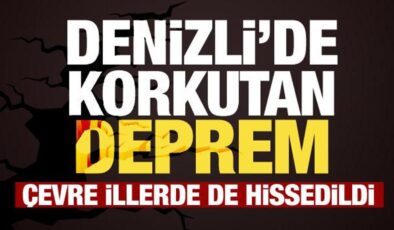 Son dakika: Denizli’de korkutan deprem! AFAD’dan ilk açıklama geldi