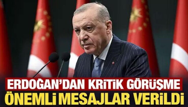 Son Dakika: Erdoğan’dan Neçirvan Barzani ile kritik görüşme
