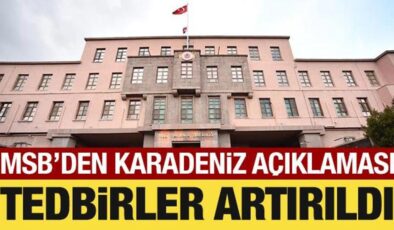 Son dakika haberi: MSB’den Karadeniz açıklaması
