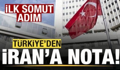Son dakika: Türkiye’den İran’a nota!