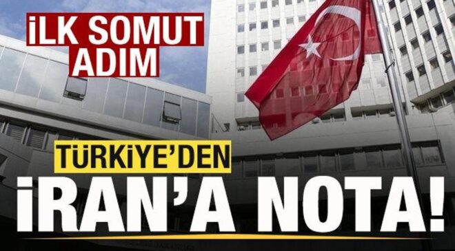 Son dakika: Türkiye’den İran’a nota!