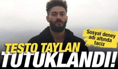 Sosyal deney adı altında taciz: Testo Taylan ve iki kişi tutuklandı