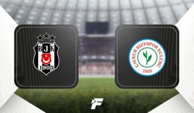 CANLI | Beşiktaş-Çaykur Rizespor maçı ne zaman saat kaçta hangi kanalda? (Muhtemel 11’ler)