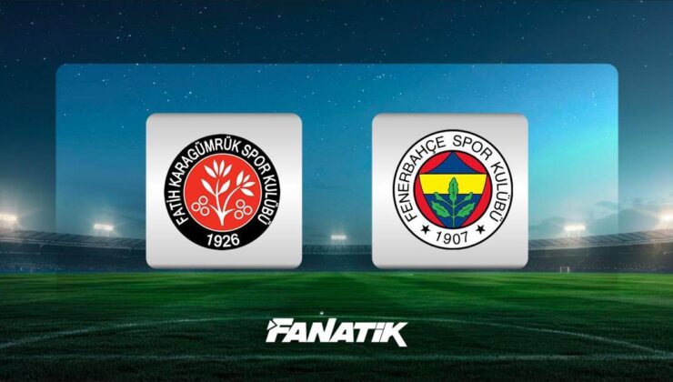 CANLI |Fatih Karagümrük-Fenerbahçe maçı ne zaman, hangi kanalda, saat kaçta? (Muhtemel 11’ler)