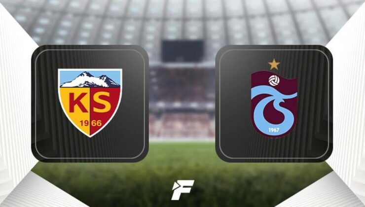 CANLI | Kayserispor – Trabzonspor maçı Canlı Anlatım – Kayseri TS maçı kadroları, skoru ve istatistikleri (Süper Lig 25. hafta)