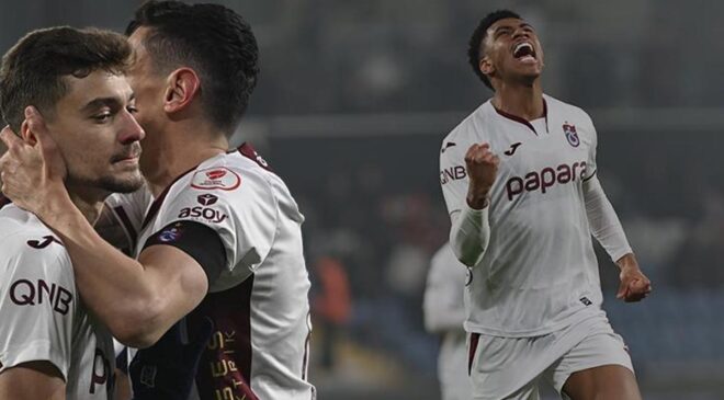 CANLI | Trabzonspor kupada çeyrek finalde! 6 gol 1 kırmızı kart, İstanbul’da müthiş maç… (Maç özeti | Başakşehir 2-4 Trabzonspor)