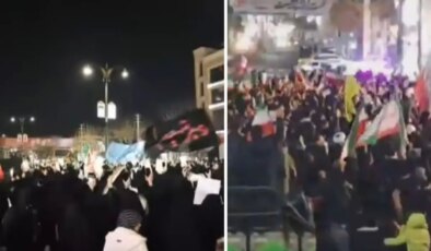 Tahran’da binlerce kişi sokaklara indi