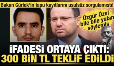 Tapu teknikeri Diyar Akdağ tutuklandı… ‘300 bin TL teklif edildi’ itirafı