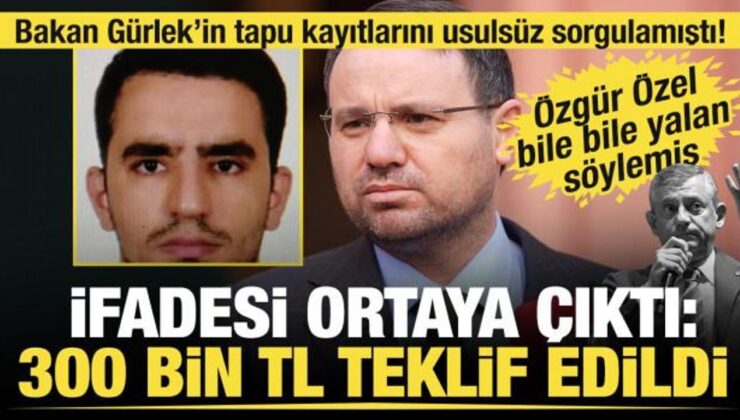 Tapu teknikeri Diyar Akdağ tutuklandı… ‘300 bin TL teklif edildi’ itirafı