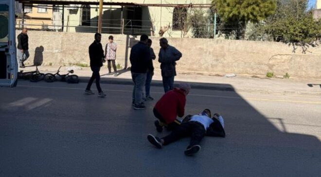 Tarsus’ta korkutan kaza: 2 yaralı!