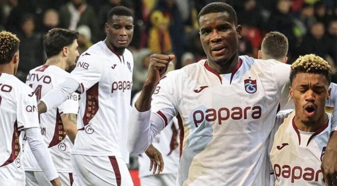 Trabzonspor’un yıldızı Paul Onauchu durdurulamıyor! Gol krallığında farkı açtı