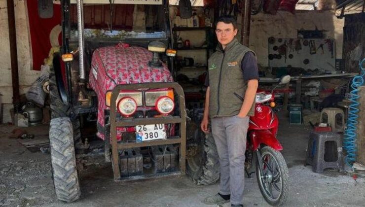 Traktörü temizlerken feci şekilde can verdi!