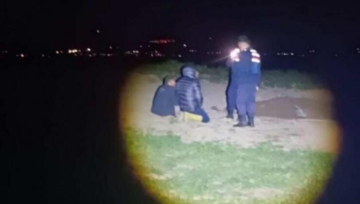 Türbede kaçak kazı yapan 7 şahıs suçüstü yakalandı