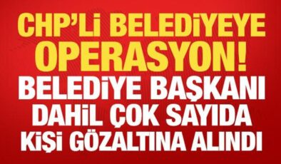 Uşak Belediyesi’ne operasyon! Başkan dahil 11 gözaltı