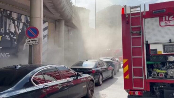 Üsküdar’da spor salonunda yangın! Ekipler sevk edildi