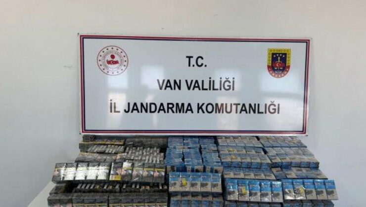 Van’da jandarma ekiplerinden kaçakçılara darbe: Çok sayıda malzeme ele geçirildi
