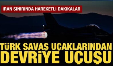 Yüksekova’da TSK’ya ait savaş uçaklarından devriye uçuşu