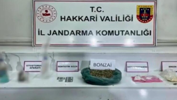 Yüksekova’da jandarmadan zehir evine baskın: 6 şüpheli tutuklandı