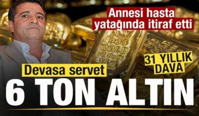 31 yıllık dava! Annesi hasta yatağında itiraf etti Devasa servet! 6 ton altın