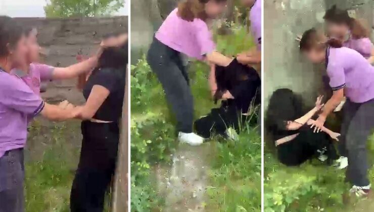 Akran zorbalığı cinsiyet dinlemiyor! Metruk binada dehşete düşüren görüntü