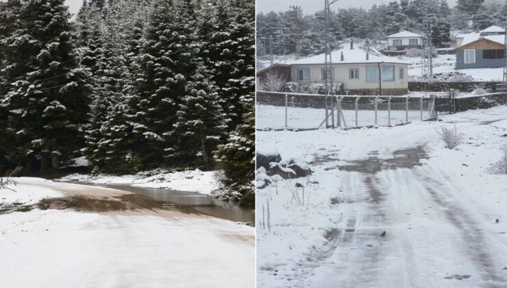 Baharı beklerken 5 ile lapa lapa kar yağdı