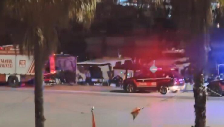 Bakırköy’de yatta çıkan yangında 1 kişi hayatını kaybetti