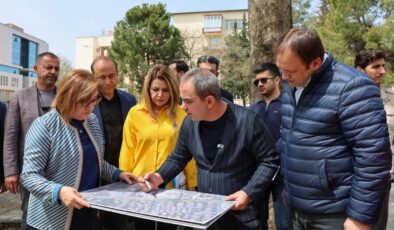 Başkan Şahin, çalışmaları yerinde izledi