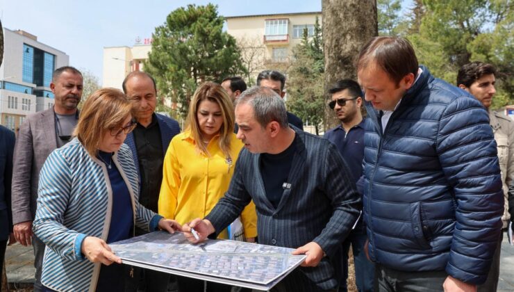 Başkan Şahin, çalışmaları yerinde izledi