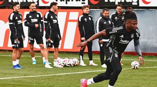 Beşiktaş’ta Samsunspor mesaisi devam etti