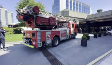 Beşiktaş’taki lüks otelde yangın paniği: Vatandaşlar tahliye edildi