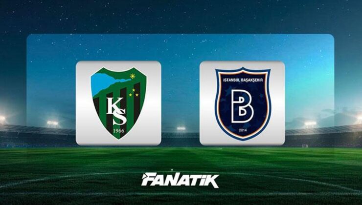 CANLI| Kocaelispor – Başakşehir (Süper Lig 28. hafta)