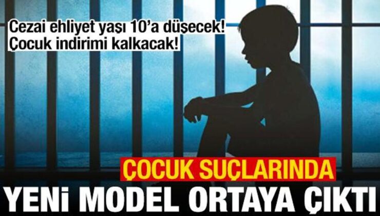 Çocuk suçlarında yeni model: Cezai ehliyet yaşı 10’a inecek, çocuk indirimi kalkacak