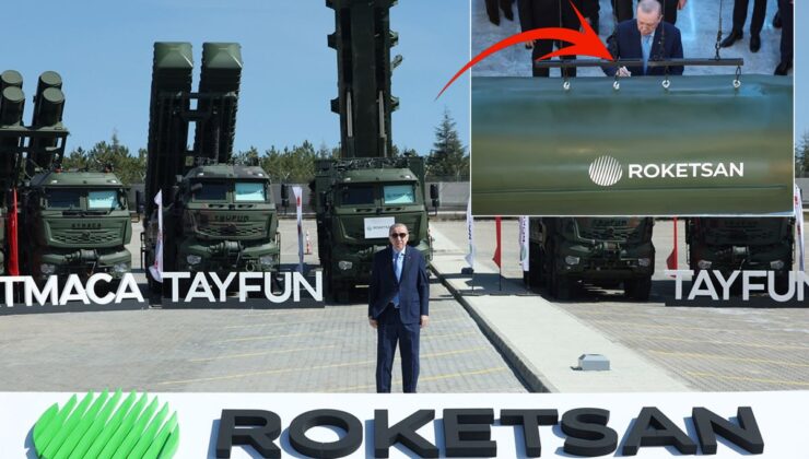 Cumhurbaşkanı Erdoğan’dan Tayfun Blok-4 füzesini imza