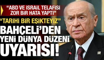 Devlet Bahçeli: Trump yönetimi gerçekle yüzleşecek!